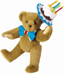 15" Birthday Cake Bear - Birthday Gifts