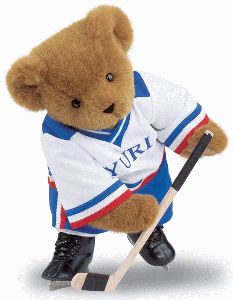 hockey teddy bear